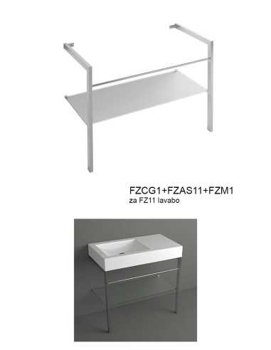 FROZEN FZCG1+FZAS11+FZM11 Metalno postolje nogare za lavabo - Simas